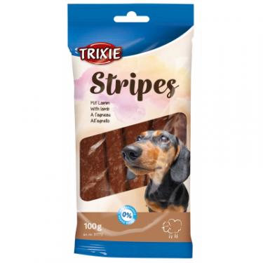 Лакомство для собак Trixie Stripes з ягням 100 г (10 шт) Фото