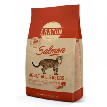 Сухой корм для кошек ARATON Salmon Adult All Breeds 1.5 кг Фото