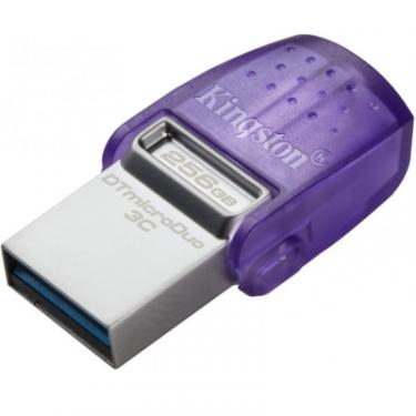 USB флеш накопитель Kingston 256GB DataTraveler microDuo 3C USB 3.2/Type C Фото 1