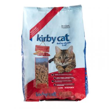 Сухой корм для кошек KIRBY CAT курка та яловичина 1.5 кг Фото 1