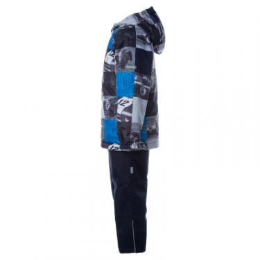 Комплект верхней одежды Huppa REX 45080014 темно-синій з принтом/темно-синій 140 Фото 2