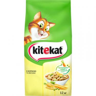 Сухой корм для кошек Kitekat Курка з овочами 12 кг Фото