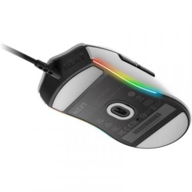 Мышка NZXT LIFT Wired Mouse Ambidextrous USB White Фото 2