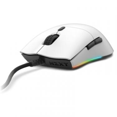 Мышка NZXT LIFT Wired Mouse Ambidextrous USB White Фото 3