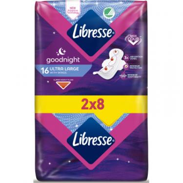 Гигиенические прокладки Libresse Ultra Goodnight Large 16 шт. Фото 1