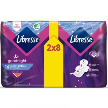 Гигиенические прокладки Libresse Ultra Goodnight Large 16 шт. Фото 2