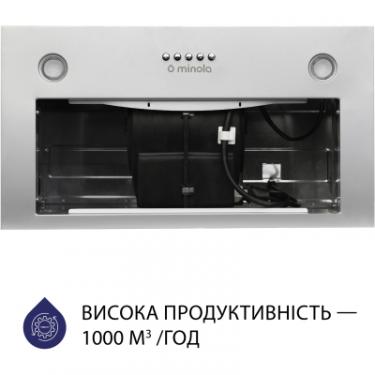 Вытяжка кухонная Minola HBI 5627 GR 1000 LED Фото 2