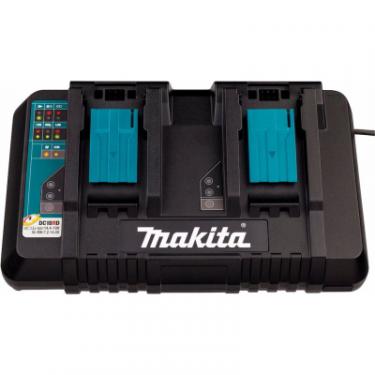 Набор аккумулятор + зарядное устройство Makita LXT BL1860B x 4шт (18В, 6Ah) + DC18RD, кейс Makpac Фото 2