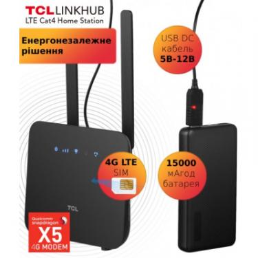 Маршрутизатор TCL LINKHUB 4G LTE Wi-Fi (HH42CV2)+Powerbank 15000мАго Фото 9