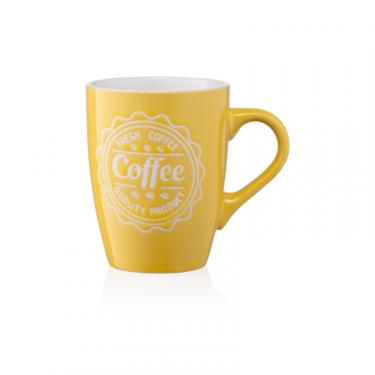 Чашка Ardesto Coffee 330 мл Yellow Фото