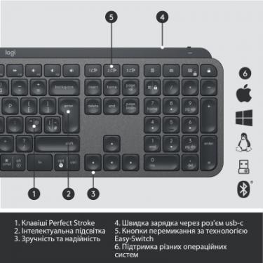 Клавиатура Logitech MX Keys Advanced for Business Wireless Illuminated Фото 9