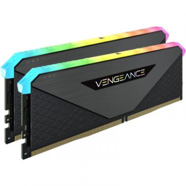 Модуль памяти для компьютера Corsair DDR5 64GB (2x32GB) 5600 MHz Vengeance RGB Black Фото 2