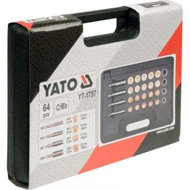 Набор инструментов Yato для ремонту зливних пробок M13, M15, M17, M20 Фото 1