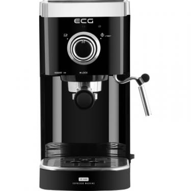 Рожковая кофеварка эспрессо ECG ESP 20301 Black Фото 2