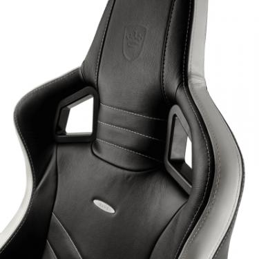 Кресло игровое Noblechairs Epic Series Real Leather Black/Whtite/Red Фото 1