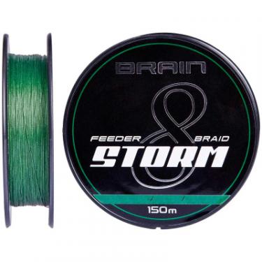 Шнур Brain fishing Storm 8X 150m 0.10mm 13lb/5.9kg Green Фото