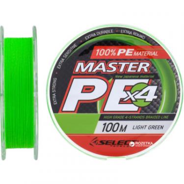 Шнур Select Master PE 100m Light Green 0.12mm 15kg Фото