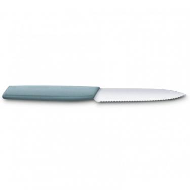 Кухонный нож Victorinox Swiss Modern Paring Serrate 10см Blue Фото 1