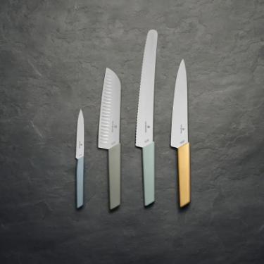 Кухонный нож Victorinox Swiss Modern Paring Serrate 10см Blue Фото 2
