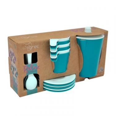 Игровой набор Tigres набір посуду кавовий Релакс 19 елементів в коробці Фото 3