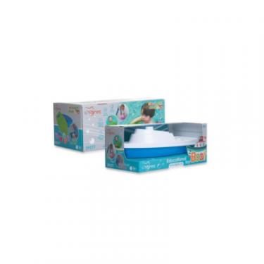Развивающая игрушка Tigres Кораблик біло-блакитний в коробці Фото