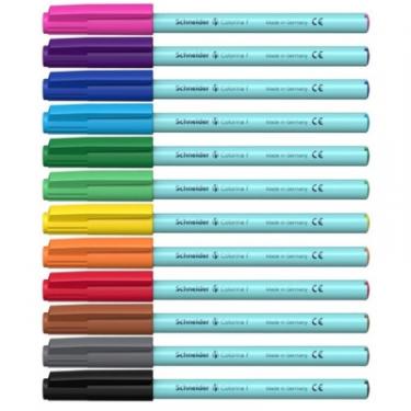 Фломастеры Schneider COLORINA F (лінія 1 мм), 12 кольорів Фото 1