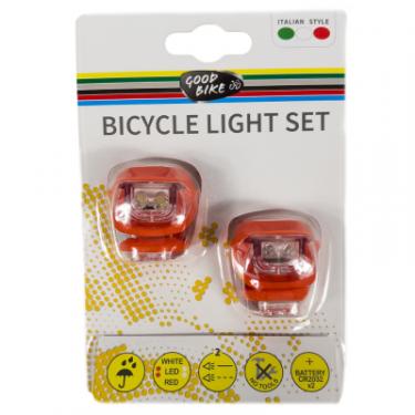 Комплект велофар Good Bike Silicone LED Red Фото 5