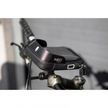 Велосумка на руль Neo Tools з тримачем для смартфона до 6" Black Фото 1