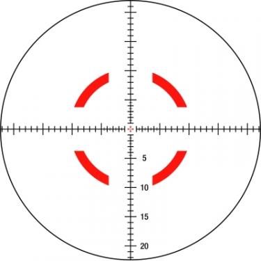 Оптический прицел Trijicon VCOG 1-8x28 Red MRAD Crosshair Фото 8