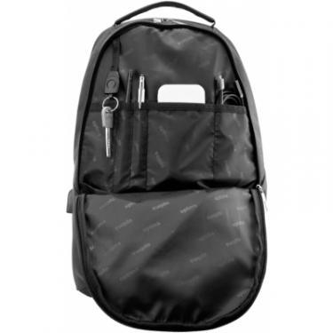 Рюкзак школьный Optima 17.5" Techno жіночий 0.7 кг 16-25 л Фіолетовий з в Фото 3