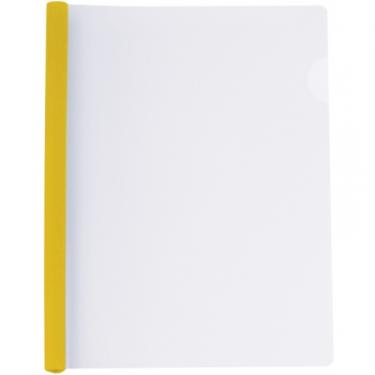 Папка-скоросшиватель Economix А4 з планкою-затиском 6 мм (2-35 аркушів), жовта Фото