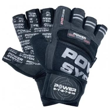 Перчатки для фитнеса Power System Power Grip PS-2800 Black M Фото