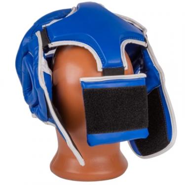 Боксерский шлем PowerPlay 3100 PU Синій L Фото 2
