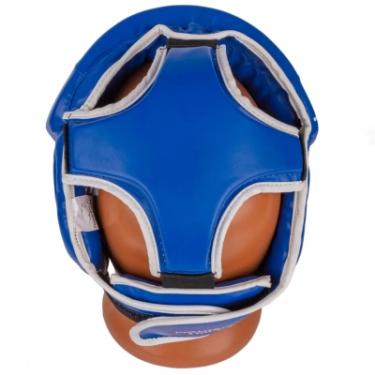 Боксерский шлем PowerPlay 3100 PU Синій L Фото 3