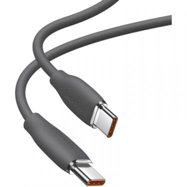 Дата кабель Baseus USB-C to USB-C 1.2m 5A Black Фото 1