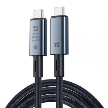 Дата кабель XoKo USB-C to USB-C 1.2m Pulsing Fast Charging 240W USB Фото