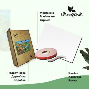 Пазл Ukropchik дерев'яний Ера Динозаврів size - L в коробці з наб Фото 2