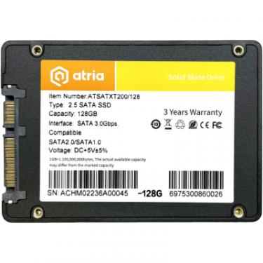 Накопитель SSD ATRIA 2.5" 128GB XT200 Фото 1