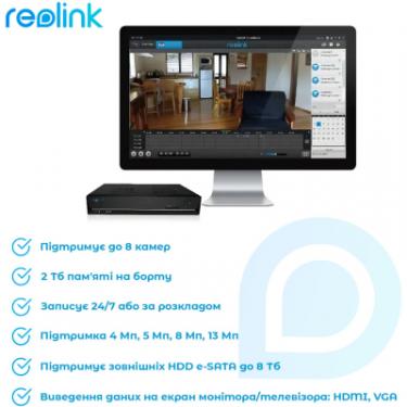 Регистратор для видеонаблюдения Reolink RLN8-410 Фото 2