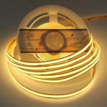 Светодиодная лента LED-STIL 2700K 10 Вт/м COB 320 діодів IP33 24 Вольта 850 lm Фото 1