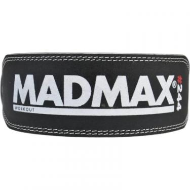 Атлетический пояс MadMax MFB-244 Sandwich шкіряний Black L Фото 1