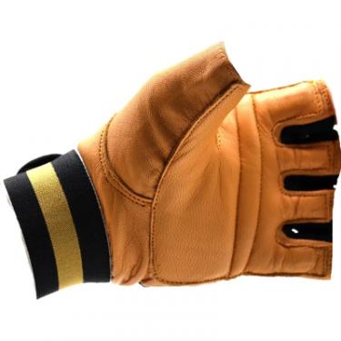 Перчатки для фитнеса MadMax MFG-248 Clasic Brown L Фото 2