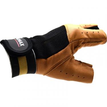 Перчатки для фитнеса MadMax MFG-248 Clasic Brown L Фото 3