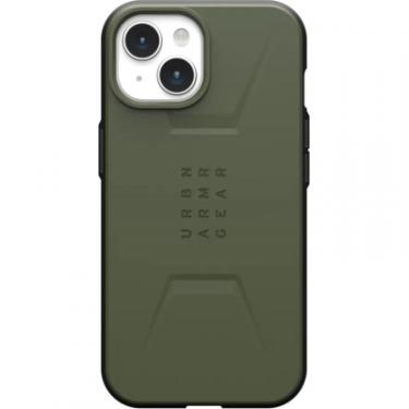 Чехол для мобильного телефона UAG Apple iPhone 15 Civilian Magsafe, Olive Drab Фото