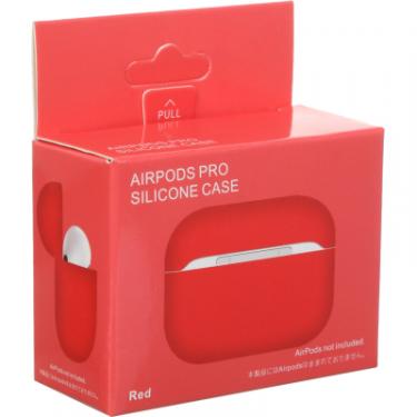 Чехол для наушников Armorstandart Ultrathin Silicone Case для Apple AirPods Pro Red Фото 2