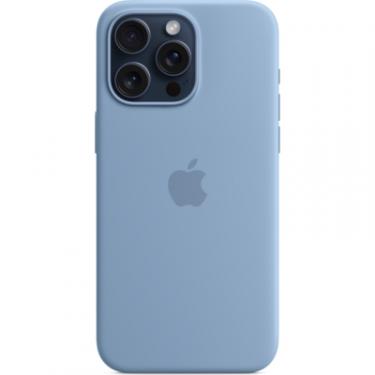Чехол для мобильного телефона Apple iPhone 15 Pro Max Silicone Case with MagSafe Winte Фото 1