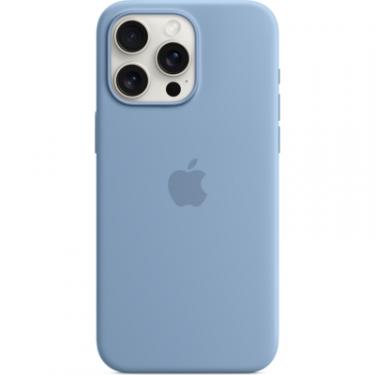 Чехол для мобильного телефона Apple iPhone 15 Pro Max Silicone Case with MagSafe Winte Фото 2