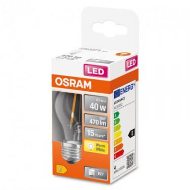Лампочка Osram LED CL P40 4W/827 230V FIL E27 Фото 3