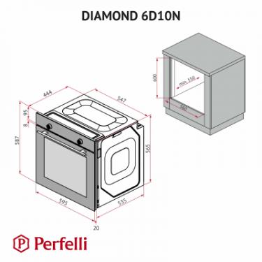 Духовой шкаф Perfelli DIAMOND 6D10N INOX Фото 18