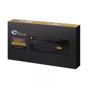 Клавиатура Akko 5087B Plus Black Gold 87Key V3 Cream Yellow Hot-s Фото 13